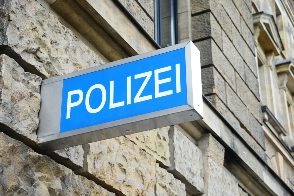 Dresden,,Saxony,/,Germany,-,September,26,,2019:,Police,Station SimonsVoss SmartTag
