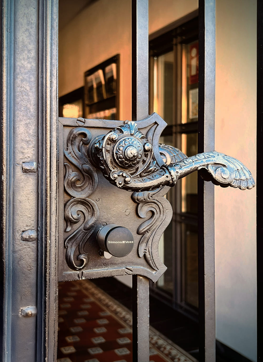 Rathaus Miltenberg Gittertür mit SimonsVoss Schließzylinder Rathaus Miltenberg Gittertür mit SimonsVoss Schließzylinder